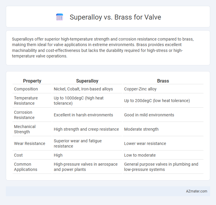 Superalloy vs. Brass for Valve - What is The Difference?