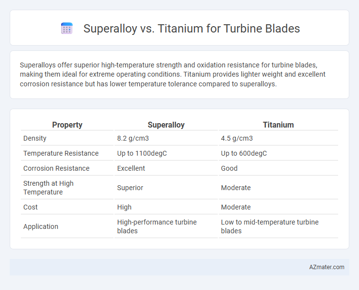 Superalloy vs. Titanium for Turbine Blades - What is The Difference?
