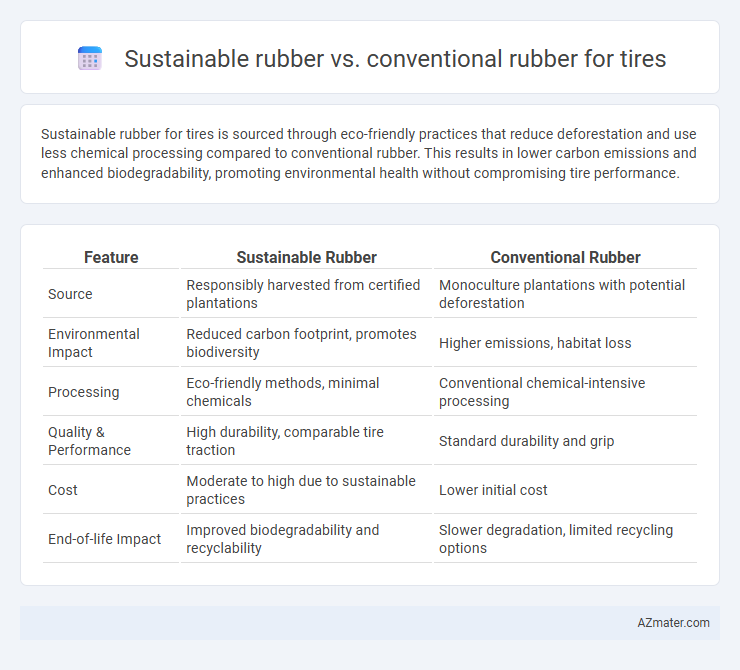 Sustainable rubber vs. conventional rubber for tires - What is The Difference?