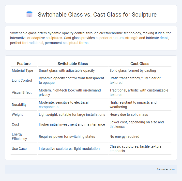 Switchable Glass vs. Cast Glass for Sculpture - What is The Difference?