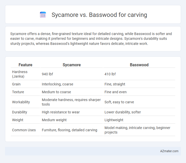 Sycamore vs. Basswood for carving - What is The Difference?