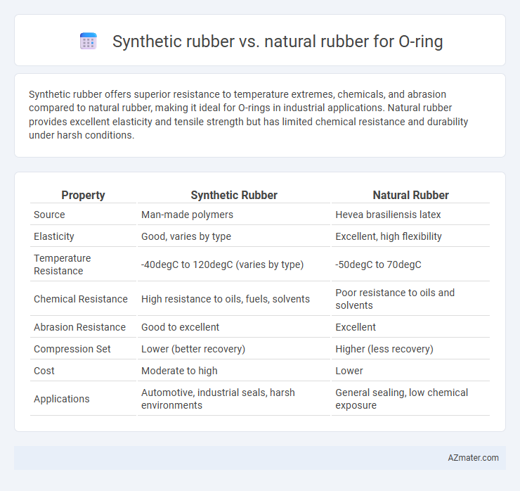 Synthetic rubber vs. natural rubber for O-ring - What is The Difference?