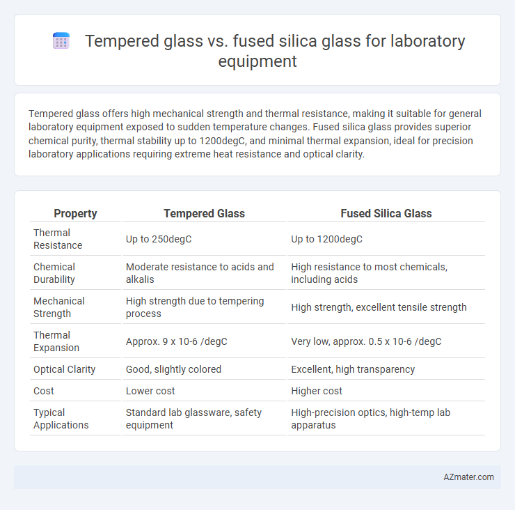 Tempered glass vs. fused silica glass for laboratory equipment - What is The Difference?