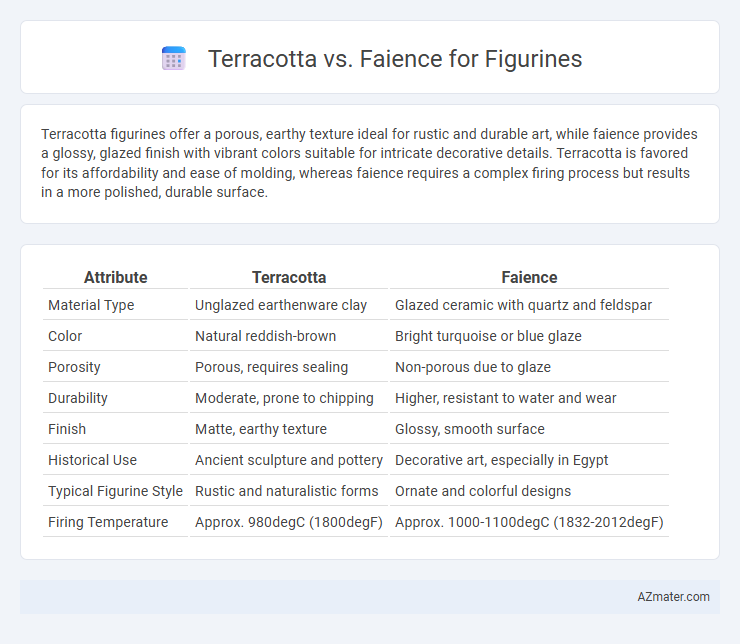 Terracotta vs. Faience for Figurines - What is The Difference?