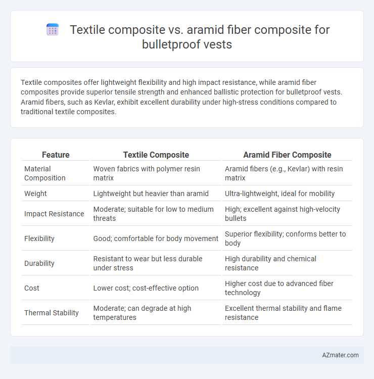 Textile composite vs. aramid fiber composite for bulletproof vests - What is The Difference?