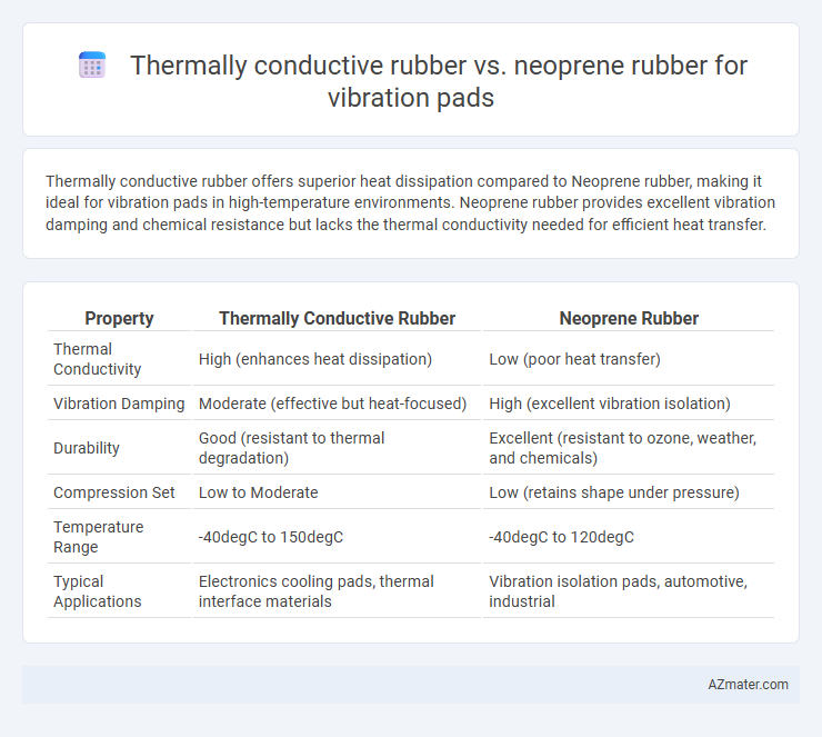 Thermally conductive rubber vs. neoprene rubber for vibration pads - What is The Difference?