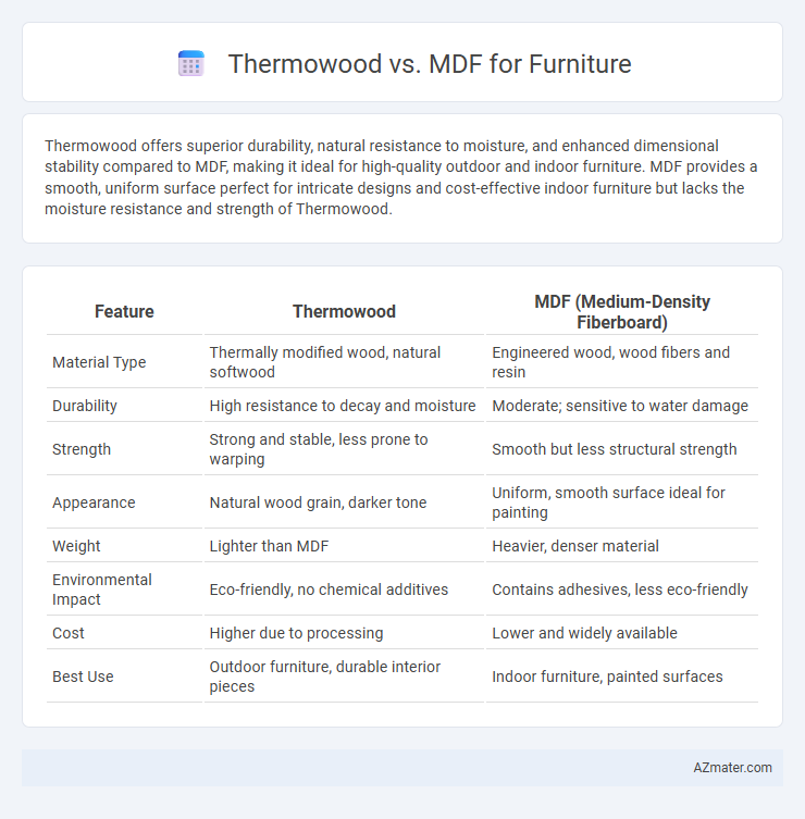 Thermowood vs. MDF for Furniture - What is The Difference?