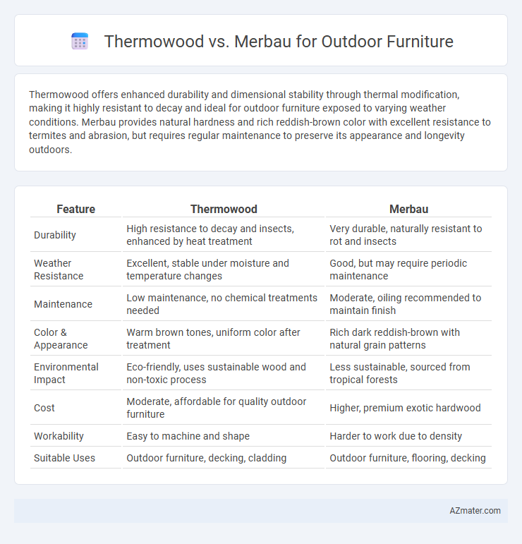 Thermowood vs. Merbau for Outdoor Furniture - What is The Difference?