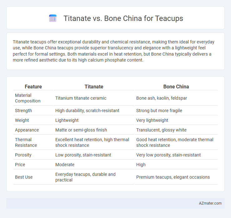 Titanate vs. Bone China for Teacups - What is The Difference?