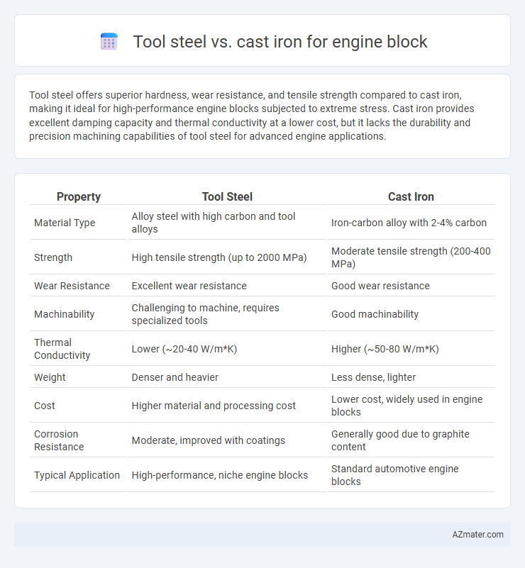 Tool steel vs. cast iron for engine block - What is The Difference?