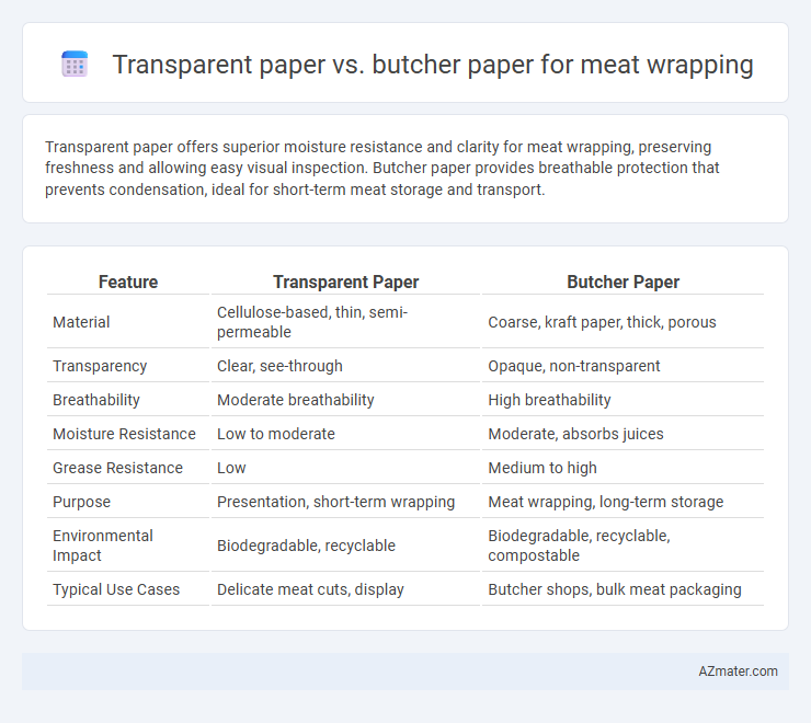 Transparent paper vs. butcher paper for meat wrapping - What is The Difference?