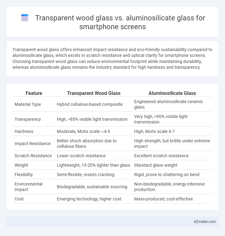 Transparent wood glass vs. aluminosilicate glass for smartphone screens - What is The Difference?