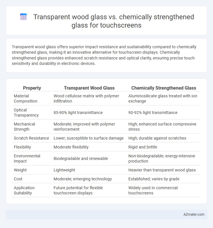 Transparent wood glass vs. chemically strengthened glass for touchscreens - What is The Difference?