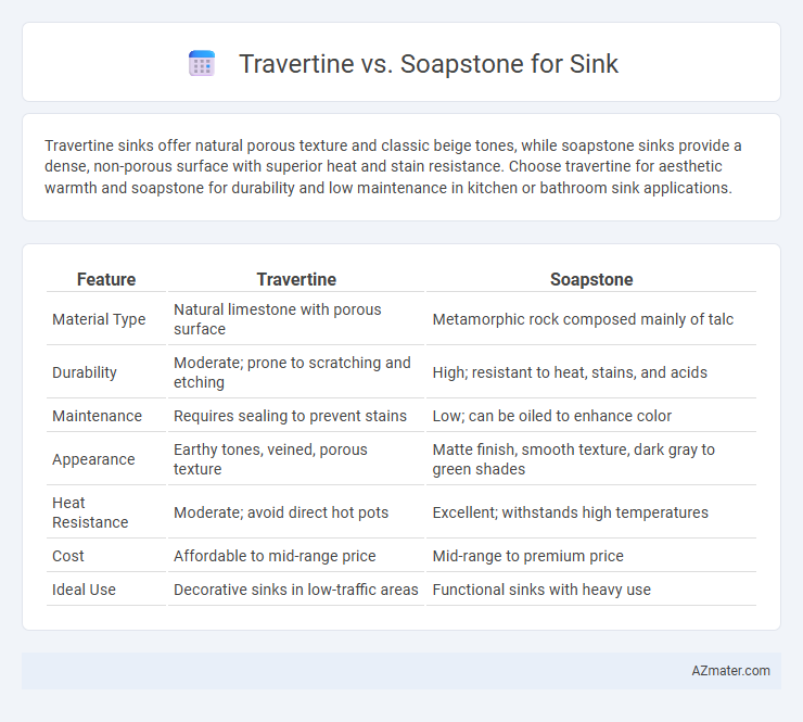 Travertine vs. Soapstone for Sink - What is The Difference?