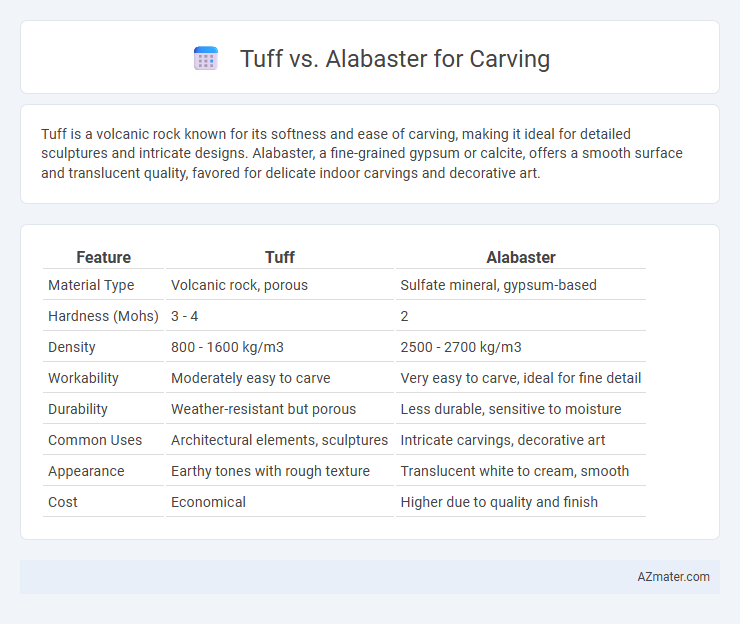 Tuff vs. Alabaster for Carving - What is The Difference?