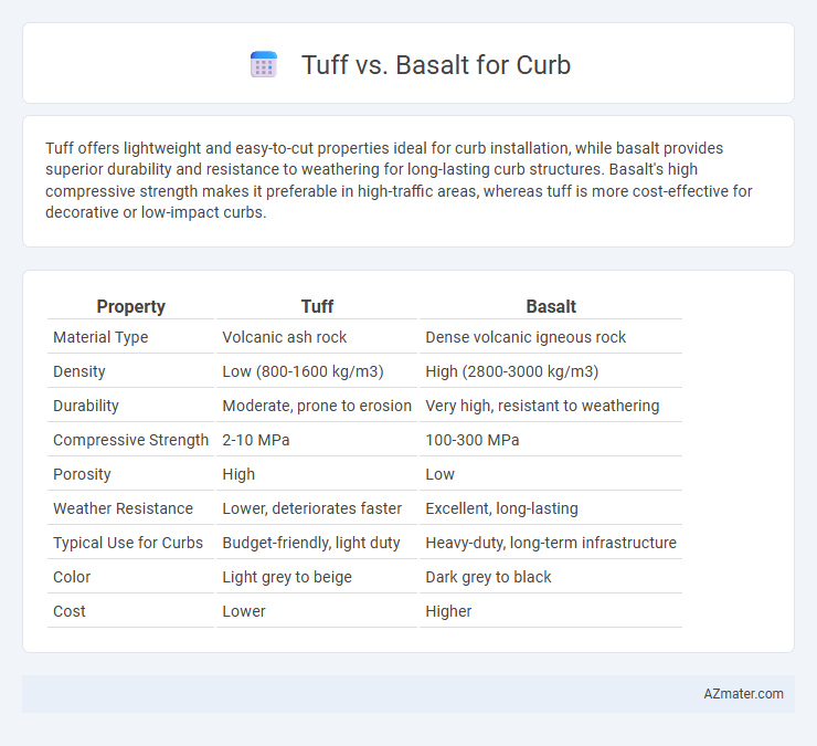 Tuff vs. Basalt for Curb - What is The Difference?