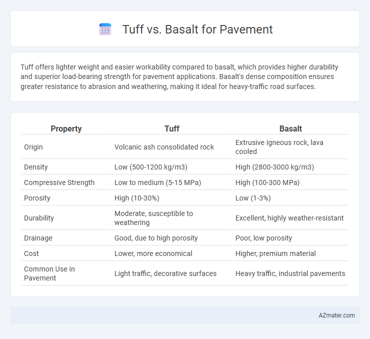 Tuff vs. Basalt for Pavement - What is The Difference?