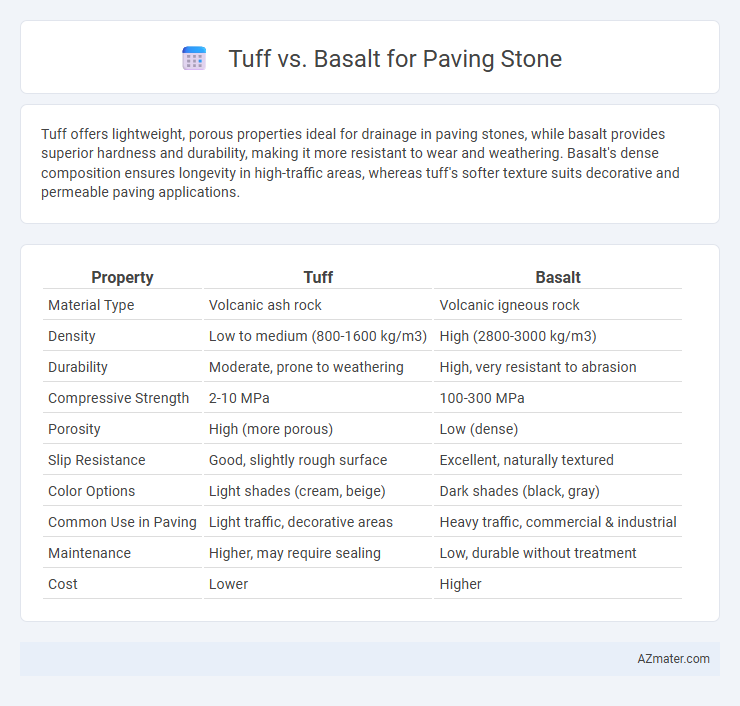 Tuff vs. Basalt for Paving Stone - What is The Difference?