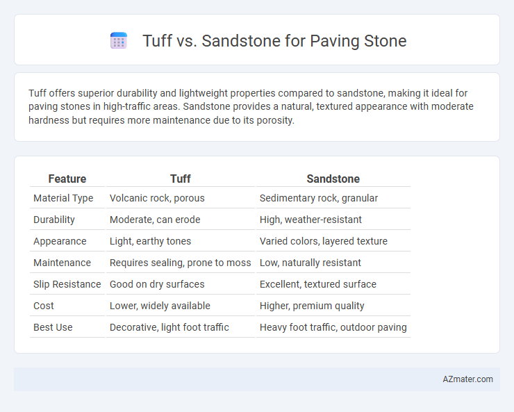 Tuff vs. Sandstone for Paving Stone - What is The Difference?