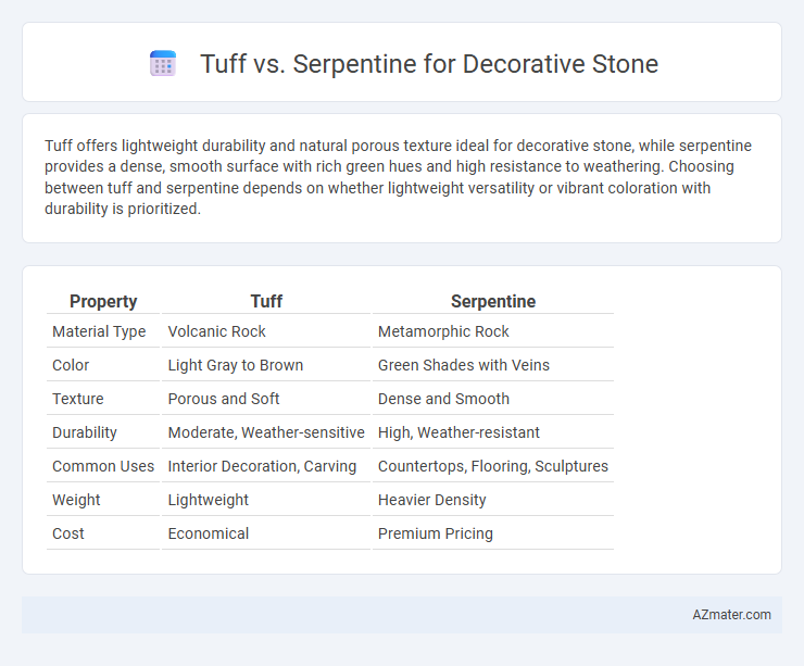 Tuff vs. Serpentine for Decorative Stone - What is The Difference?