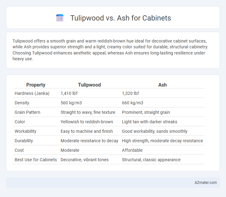 Tulipwood vs. Ash for Cabinets - What is The Difference?