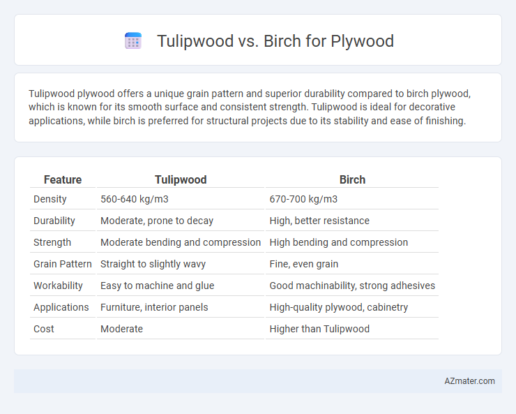 Tulipwood vs. Birch for Plywood - What is The Difference?