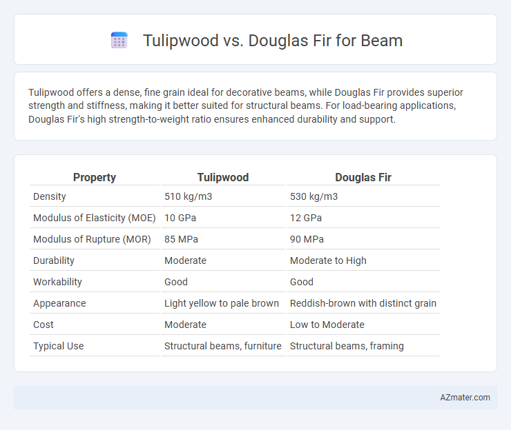 Tulipwood vs. Douglas Fir for Beam - What is The Difference?