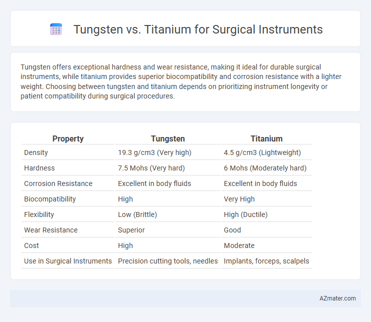 Tungsten vs. Titanium for Surgical Instruments - What is The Difference?
