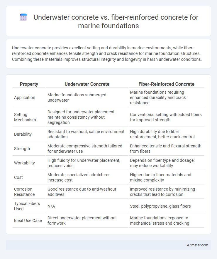 Underwater concrete vs. fiber-reinforced concrete for marine foundations - What is The Difference?