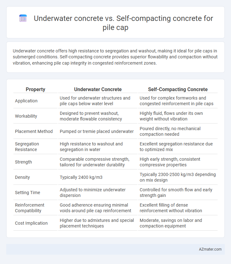 Underwater concrete vs. Self-compacting concrete for pile cap - What is The Difference?