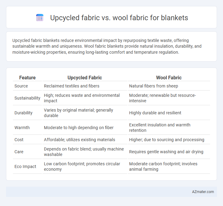 Upcycled fabric vs. wool fabric for blankets - What is The Difference?