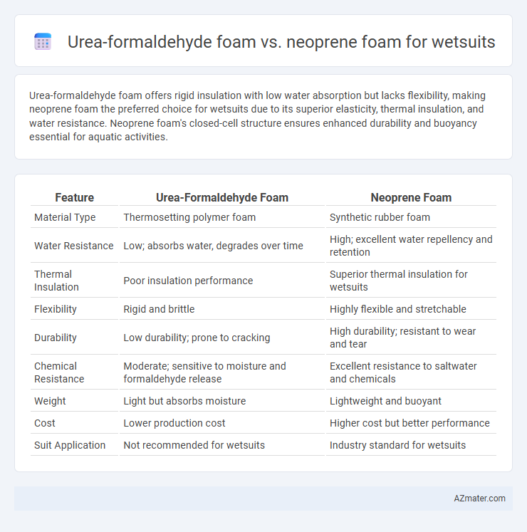 Urea-formaldehyde foam vs. neoprene foam for wetsuits - What is The Difference?
