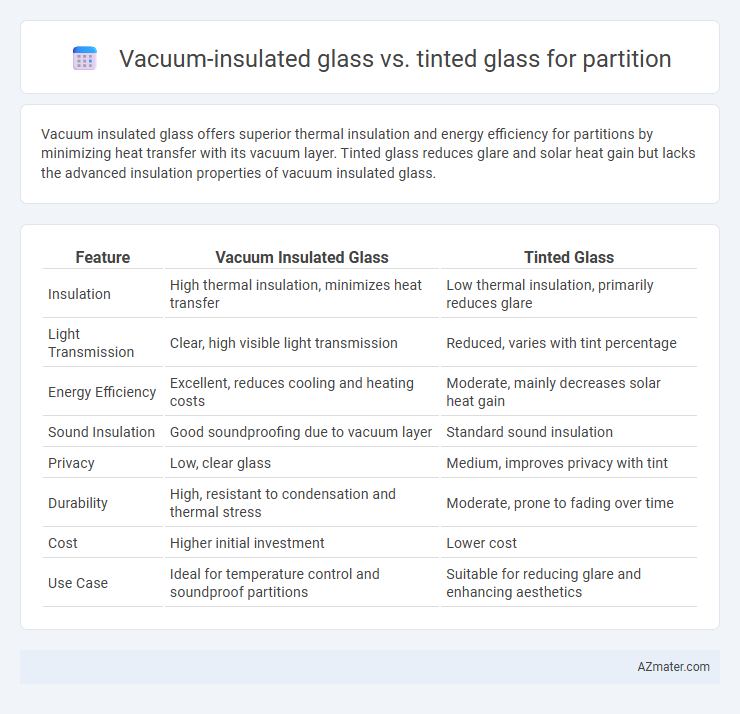 Vacuum-insulated glass vs. tinted glass for partition - What is The Difference?