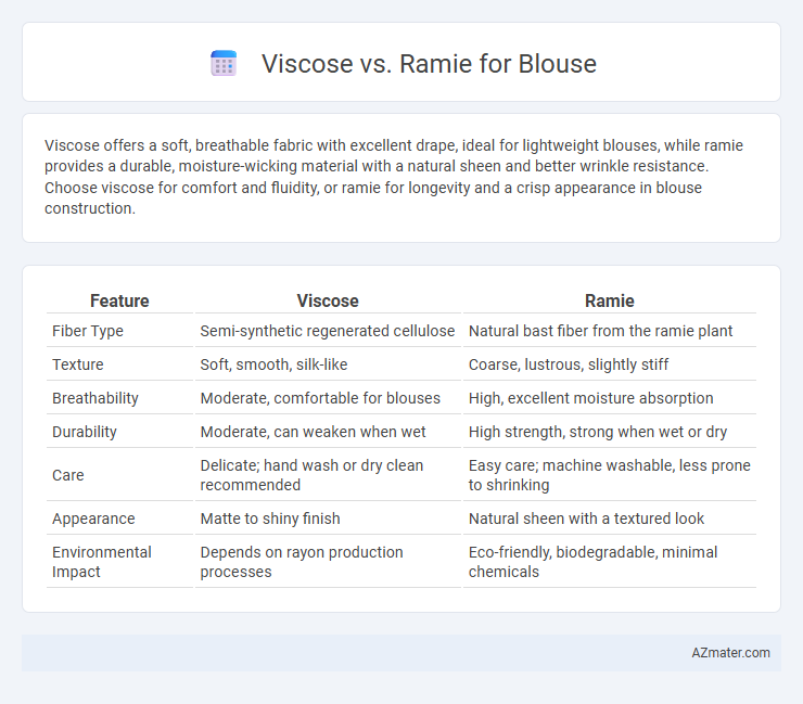 Viscose vs. Ramie for Blouse - What is The Difference?