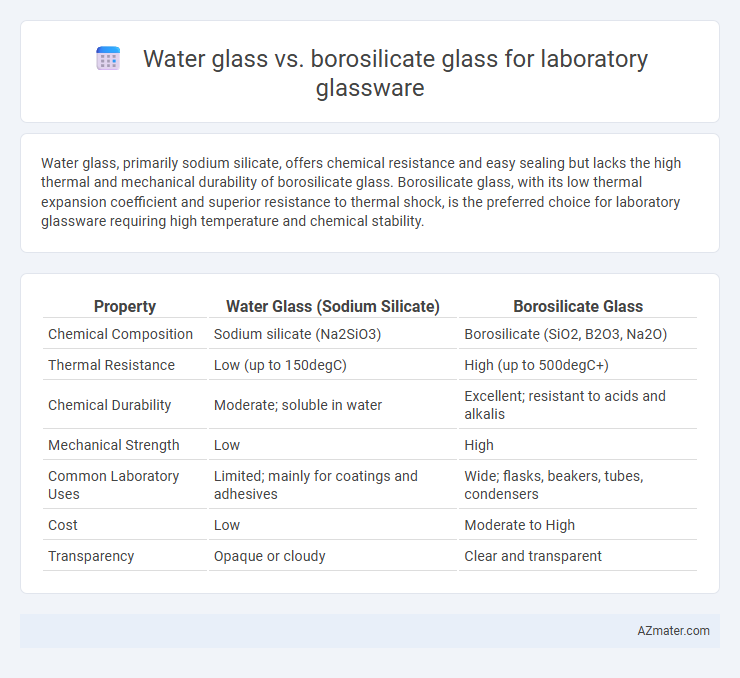 Water glass vs. borosilicate glass for laboratory glassware - What is The Difference?