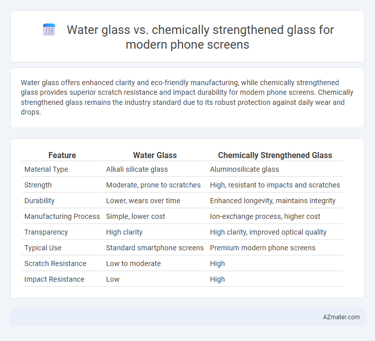 Water glass vs. chemically strengthened glass for modern phone screens - What is The Difference?