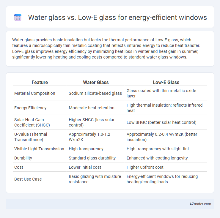 Water glass vs. Low-E glass for energy-efficient windows - What is The Difference?
