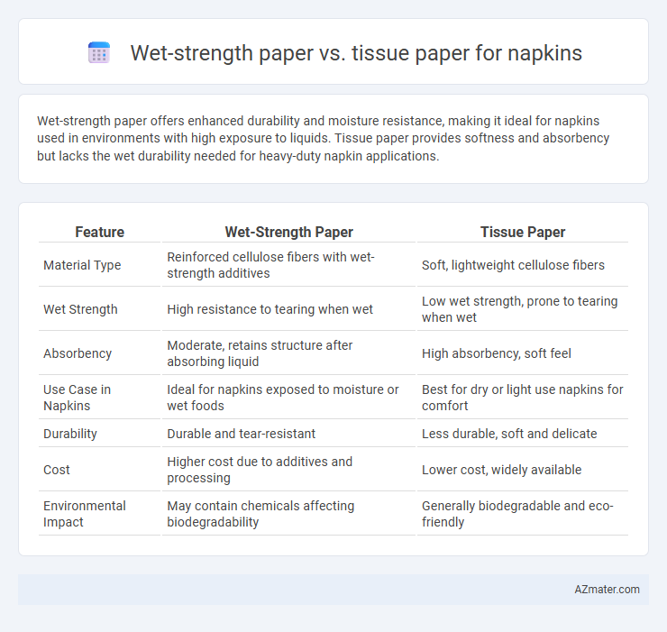 Wet-strength paper vs. tissue paper for napkins - What is The Difference?