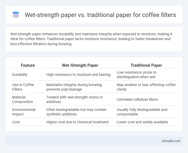 Wet-strength paper vs. traditional paper for coffee filters - What is The Difference?