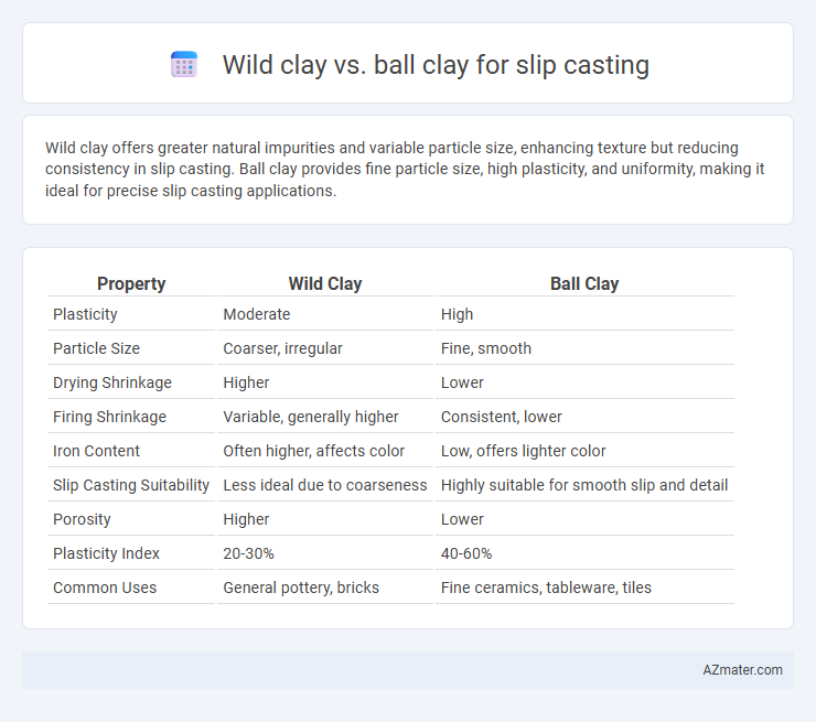 Wild clay vs. ball clay for slip casting - What is The Difference?