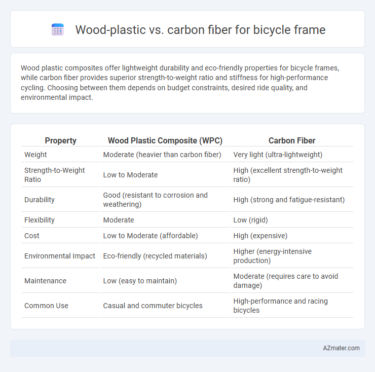 Wood-plastic vs. carbon fiber for bicycle frame - What is The Difference?