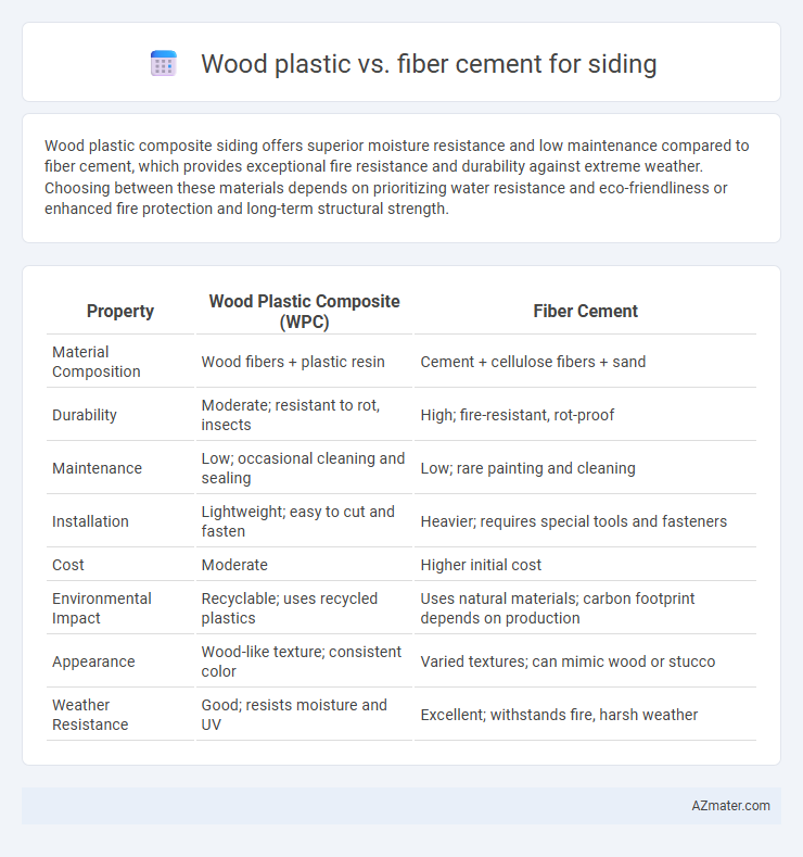 Wood plastic vs. fiber cement for siding - What is The Difference?