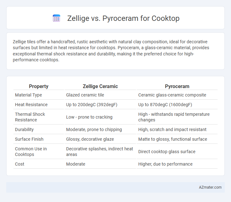 Zellige vs. Pyroceram for Cooktop - What is The Difference?