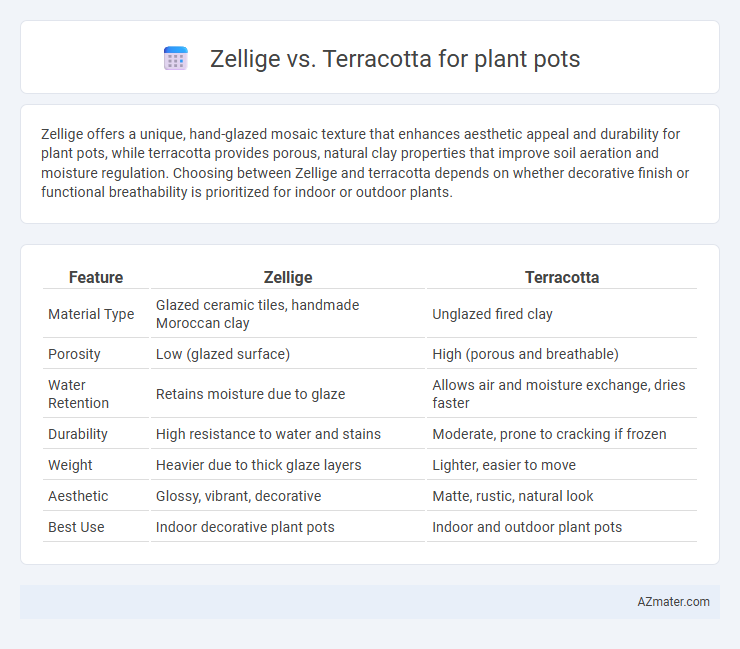 Zellige vs. Terracotta for plant pots - What is The Difference?