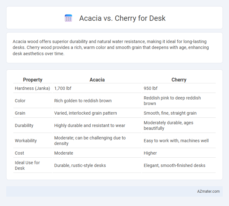 Acacia vs. Cherry for Desk - What is The Difference?