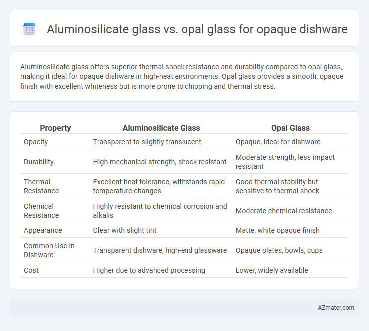 Aluminosilicate glass vs. opal glass for opaque dishware - What is The Difference?