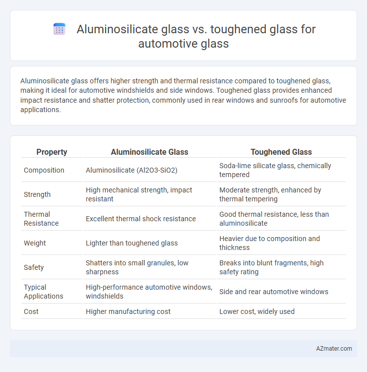 Aluminosilicate glass vs. toughened glass for automotive glass - What is The Difference?