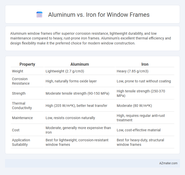 Aluminum vs. Iron for Window Frames - What is The Difference?