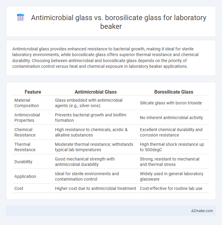 Antimicrobial glass vs. borosilicate glass for laboratory beaker - What is The Difference?