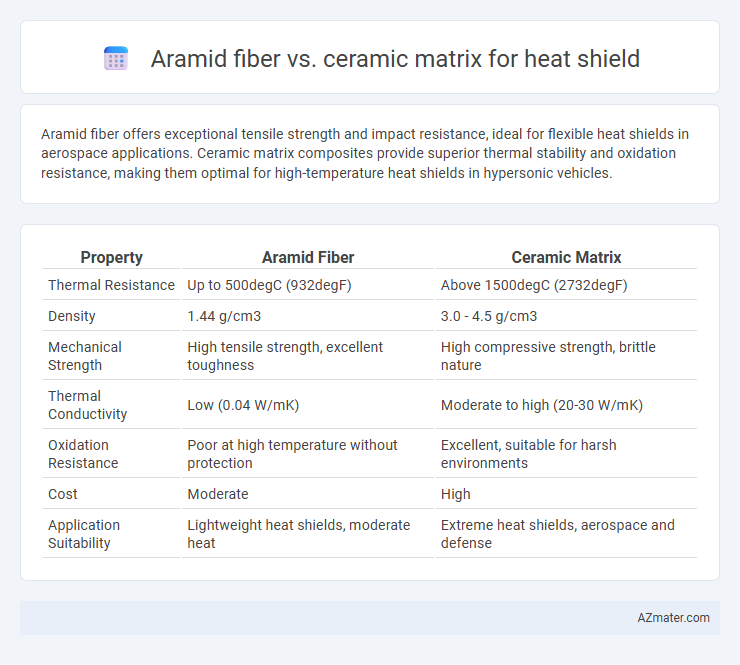 Aramid fiber vs. ceramic matrix for heat shield - What is The Difference?
